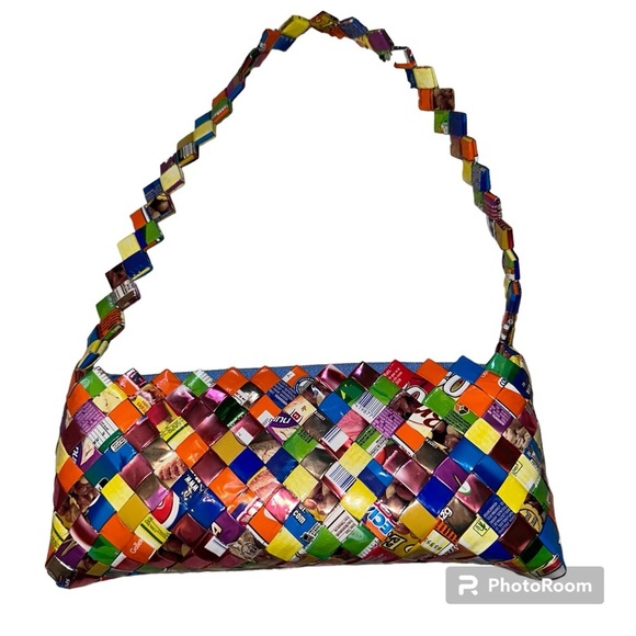 Handbags - Y2K candy wrapper clutch bag 2000s trendy retro